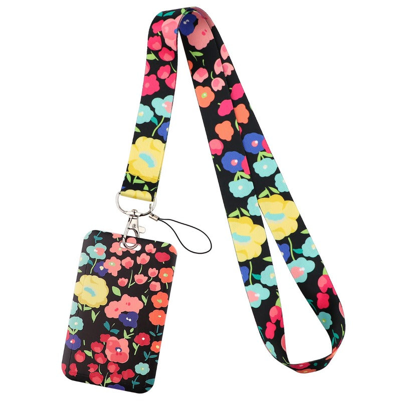 Wholesale 10pcs Sunflower Daisy Flower Hanging Neck Work Exhibition Membership Card Work Card Pendant